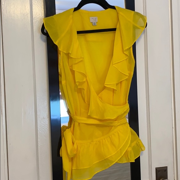 target yellow blouse